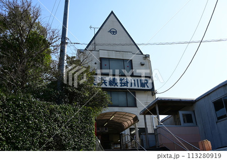 天浜線掛川駅（静岡県掛川市）の駅前 113280919