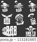 various logos of the Russian Airborne Forces 113281665
