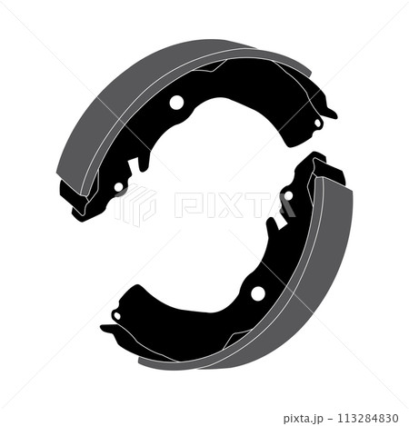 Brake pad icon 113284830