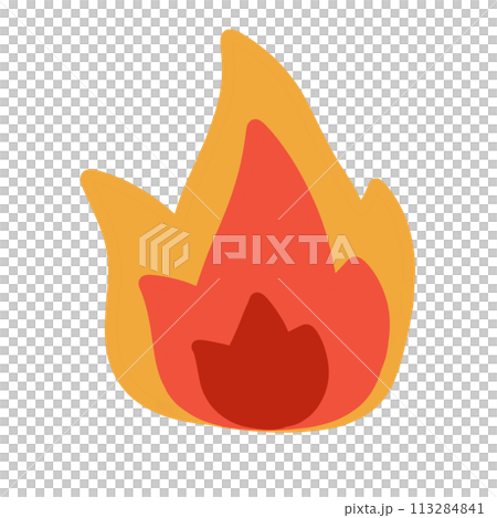 fire design over white background vector illustration 113284841