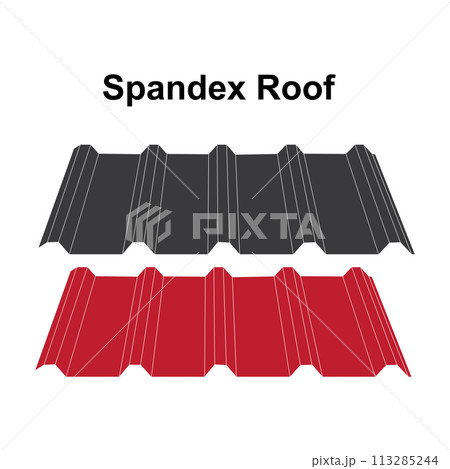 Spandex metal roof icon Spandex metal roof icon 113285244