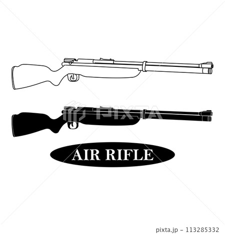Air rifle icon Air rifle icon 113285332
