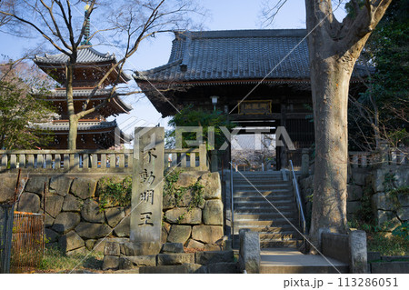 御瀧不動尊　仁王門　千葉県船橋市金杉 113286051