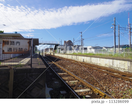 JR和白駅のホーム(福岡県福岡市) JR和白駅のホーム(福岡県福岡市) 113286099