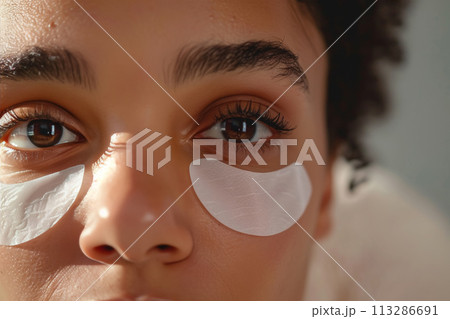 Eye Care Routine Up-Close 113286691