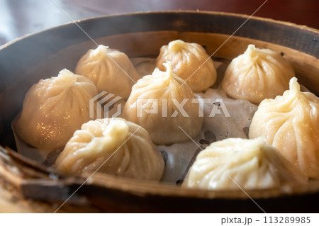 小籠包 接写 台湾小吃 花蓮 沖縄県宜野湾市 小籠包 接写 台湾小吃 花蓮 沖縄県宜野湾市 113289985