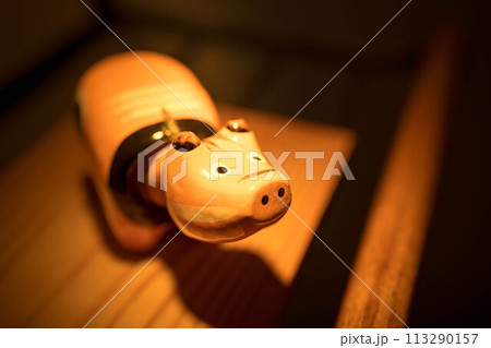 会津の郷土玩具あかべこ~桃べこ~ 会津の郷土玩具あかべこ~桃べこ~ 113290157