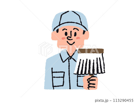 清掃員のイラスト 113290455