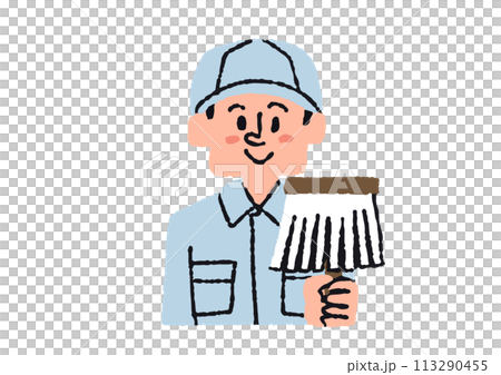 清掃員のイラスト 113290455