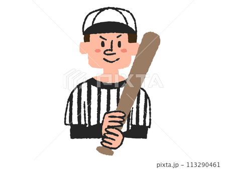 プロ野球選手のイラスト 113290461