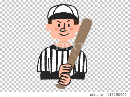 プロ野球選手のイラスト 113290461