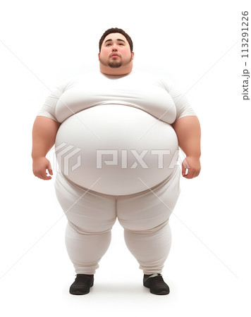 肥満男性「AI生成画像」 113291226