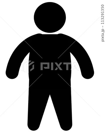 ぽっちゃりした棒人間 ぽっちゃりした棒人間 113291350