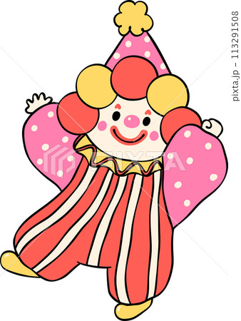 Playful Circus Tent Doodle Colorful Carnival Cartoon Drawing Playful Circus Tent Doodle Colorful Carnival Cartoon Drawing 113291508