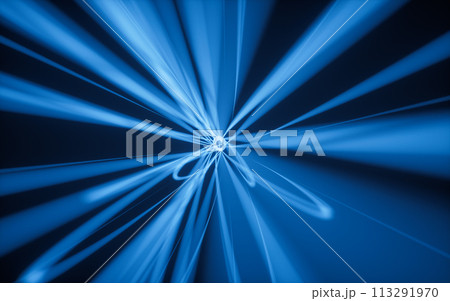 Glowing neon hanging lines, 3d rendering. 113291970