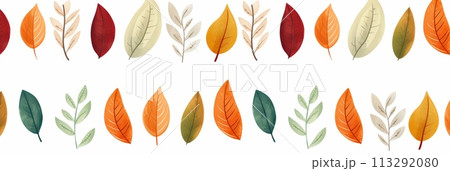 Autumn leaves pattern 113292080