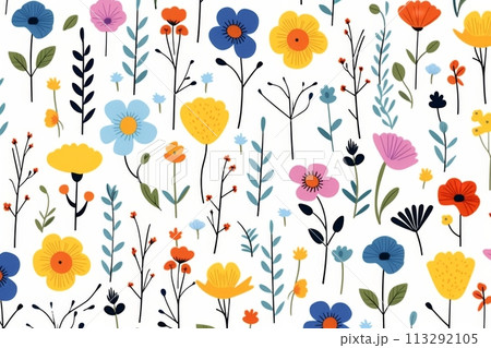 flowers pattern flowers pattern 113292105