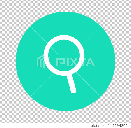A simple green search mark A simple green search mark 113294262