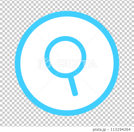 Simple light blue search mark Simple light blue search mark 113294264