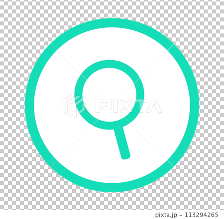 A simple green search mark A simple green search mark 113294265