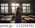 Solitude in a Sunlit Classroom 113294382