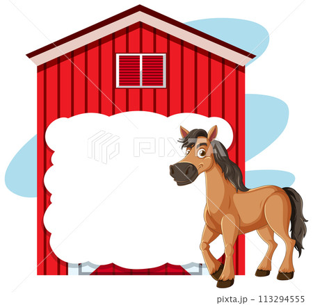 Happy Horse at the Red Barn Happy Horse at the Red Barn 113294555