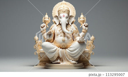 Lord Ganesha, Deva, Brahman Ganapatya, Saguna Brahman Panchayatana puja, in Hinduism, the elephant-headed god of wisdom and prosperity. the gods of the Hindu pantheon. 113295007