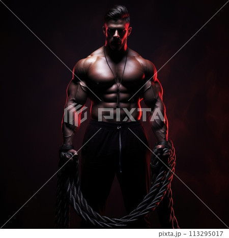 Fitness bodybuilding sports, beautiful muscular relief body, fitness model, working on yourself, efforts to build a beautiful and ideal body, lifestyle regimen, healthy lifestyle, proper nutrition . Fitness bodybuilding sports, beautiful muscular relief body, fitness model, working on yourself, efforts to build a beautiful and ideal body, lifestyle regimen, healthy lifestyle, proper nutrition . 113295017