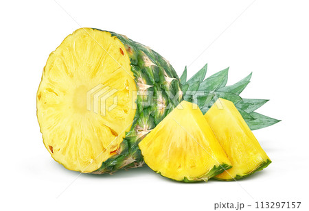 パイナップル イラスト リアル 113297157