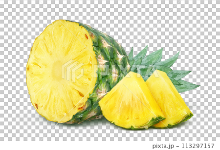 パイナップル イラスト リアル 113297157
