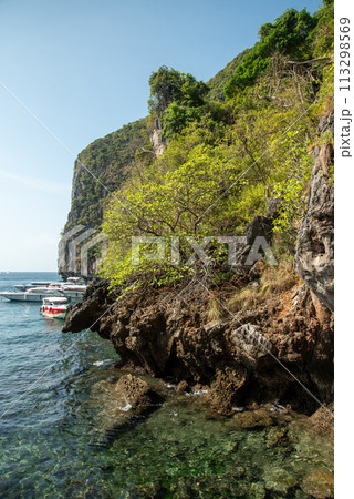 プーケットから訪れることのできるピピ諸島の絶景 プーケットから訪れることのできるピピ諸島の絶景 113298569