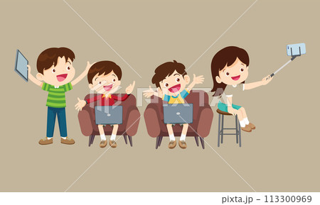 kids on online learning education courses kids on online learning education courses 113300969