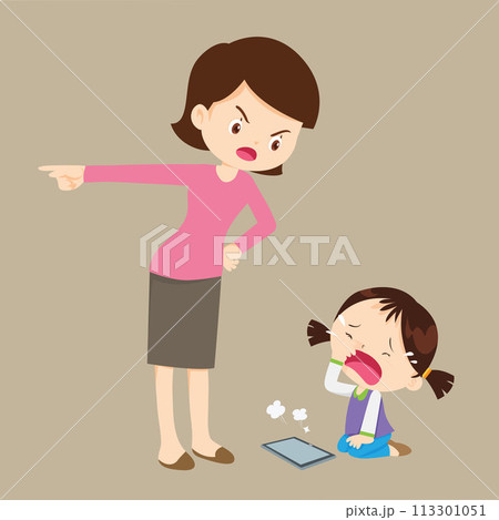 parent angry to kid addicted phone 113301051