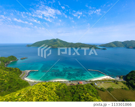 奄美大島 宇検村 タエン浜 空撮 奄美大島 宇検村 タエン浜 空撮 113301866