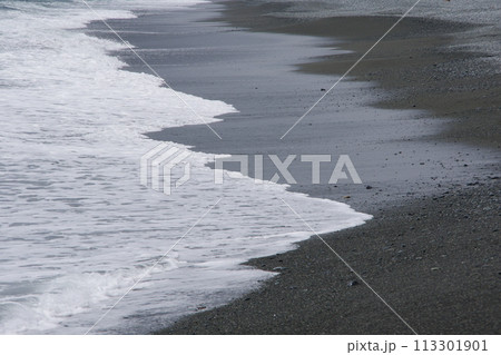 浜に打ち寄せる波 浜に打ち寄せる波 113301901