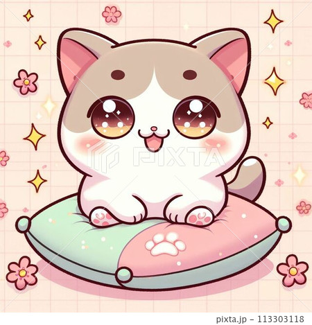 キュートな猫 113303118