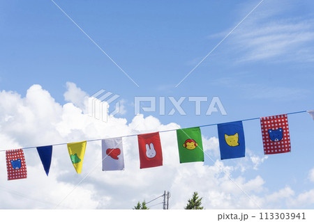 運動会のフラッグ 運動会のフラッグ 113303941