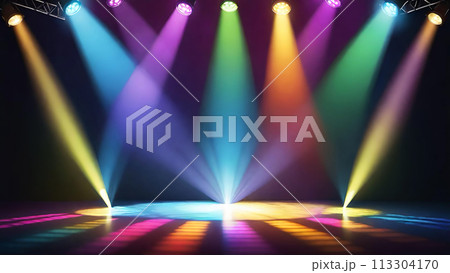 ステージ・舞台・スポットライトの素材 ステージ・舞台・スポットライトの素材 113304170