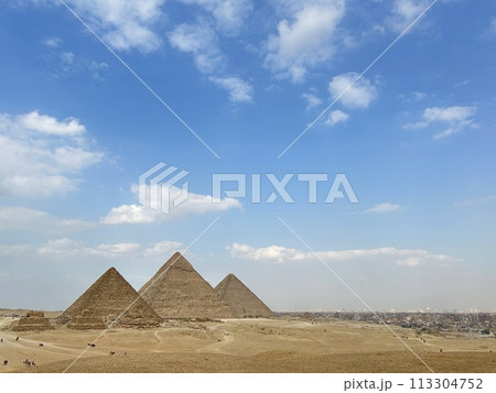 エジプトのピラミッド 113304752