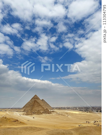 エジプトのピラミッド 113304795