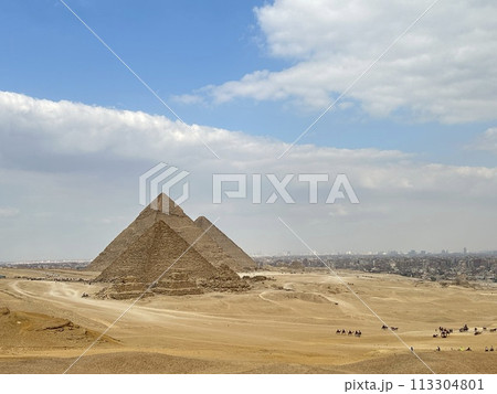 エジプトのピラミッド 113304801