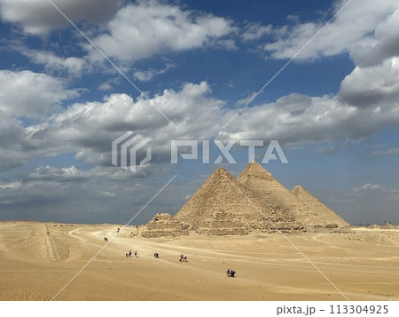 エジプトのピラミッド エジプトのピラミッド 113304925