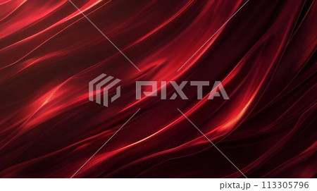 赤い光沢のある背景 113305796