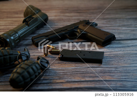 コルトm1911a1 米軍使用刻印あり サープラス実物マガジン 2個セット WA