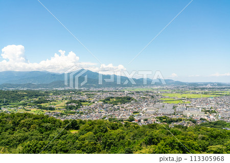 【神奈川県】湘南平から望む平塚の街並み 113305968