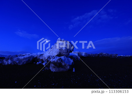 北海道佐呂間三里浜夜明け前 北海道佐呂間三里浜夜明け前 113306153