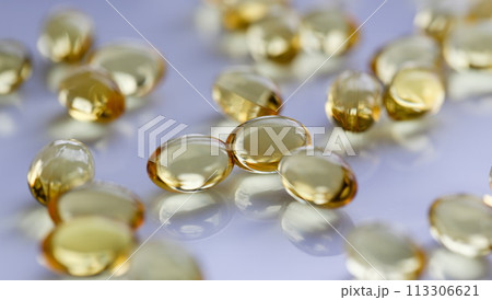 Tablets scattered on the table of the Tablets scattered on the table of the 113306621