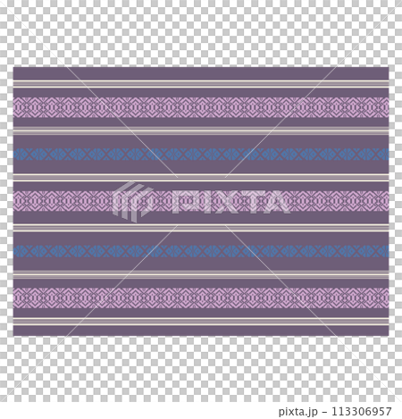 博多織・献上柄風の背景・柄・模様Ⓕ 博多織・献上柄風の背景・柄・模様Ⓕ 113306957