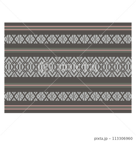 博多織・献上柄風の背景・柄・模様Ⓐ 113306960