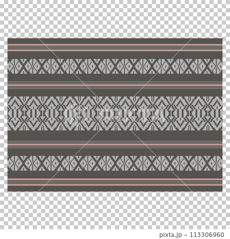 博多織・献上柄風の背景・柄・模様Ⓐ 113306960